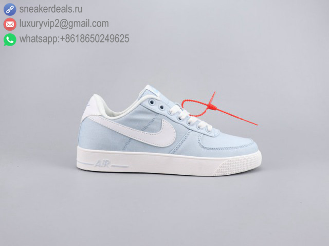 NIKE AIR FORCE 1 LOW AC SKYE BLUE WHITE UNISEX CANVAS SKATE SHOES